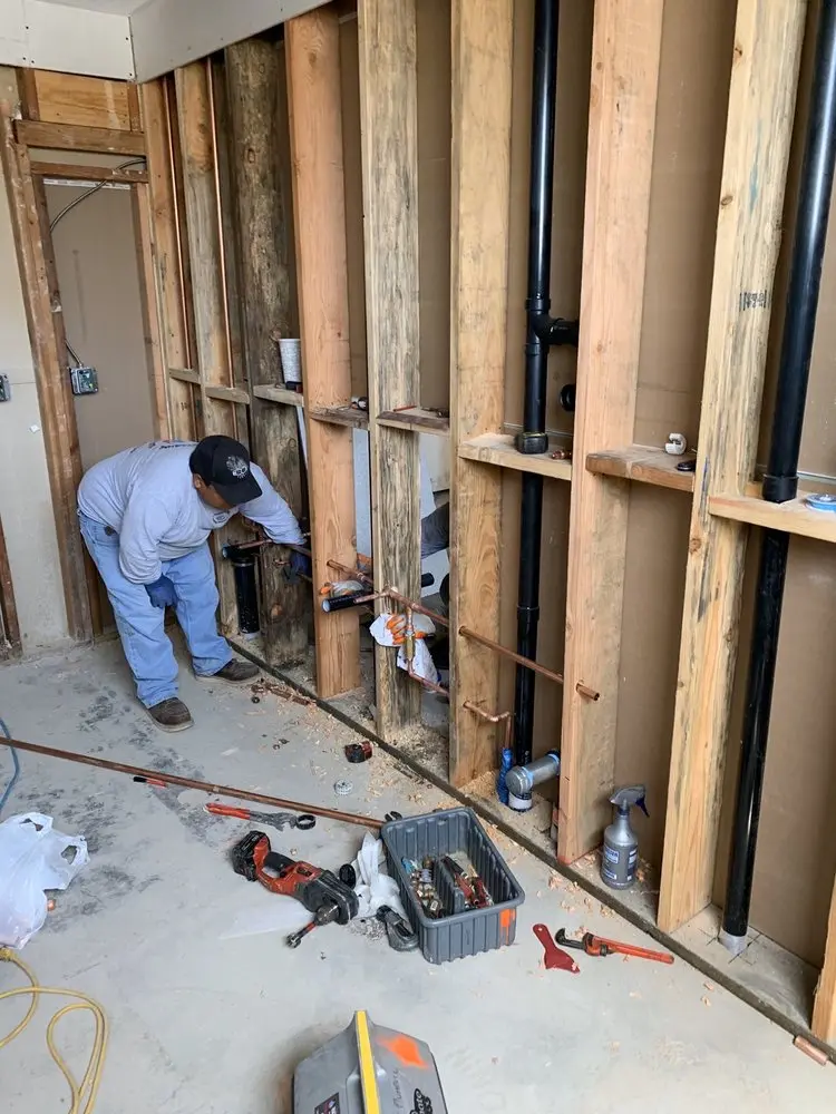 Commercial rough-in plumbing for Gas Line Repair in North Duxbury